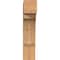 Ekena Millwork Legacy Block Smooth Bracket, Western Red Cedar, 5 1/2"W x 18"D x 26"H BKT06X18X26LEC05SWR - alternate 3